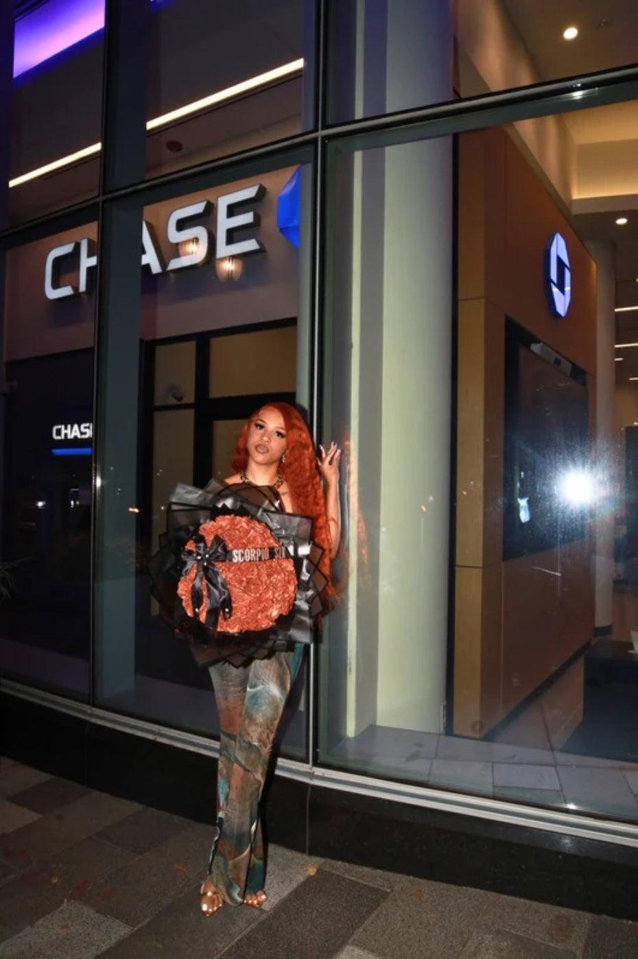 Bow With Ribbon Artificial Glitter Rose Bouquet *CONTACT US FOR CUSTUM TEXT*