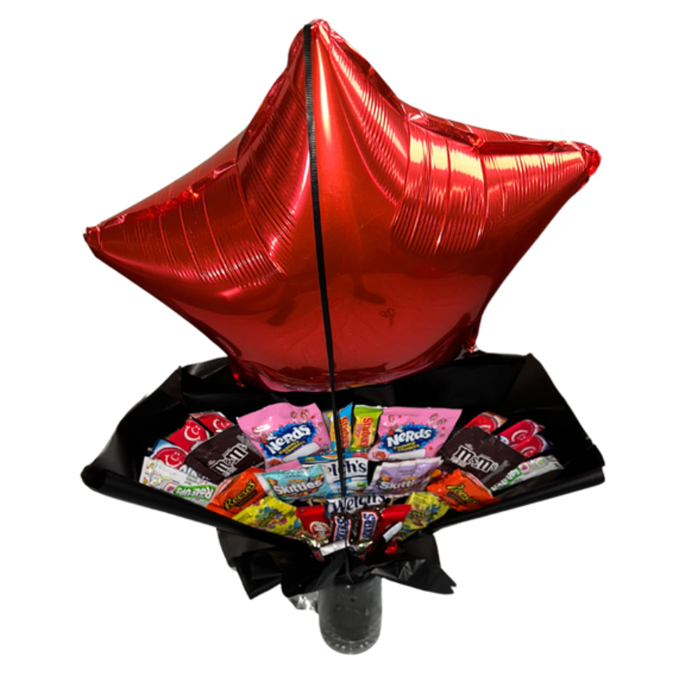 Candy/ Balloon Arrangement in Glass Beer Mug