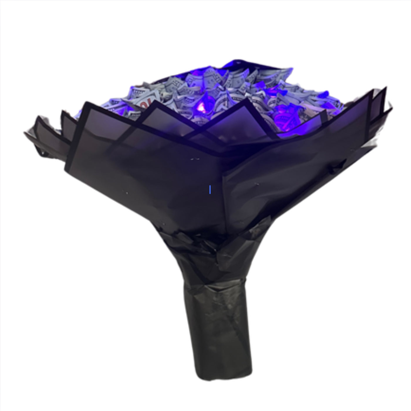 "Will You Be My Girlfriend?" LED Light Money Bouquet