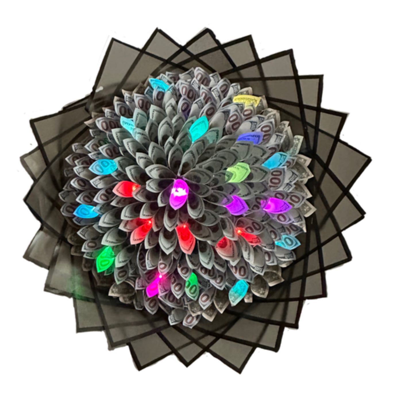LED Light Money Bouquet