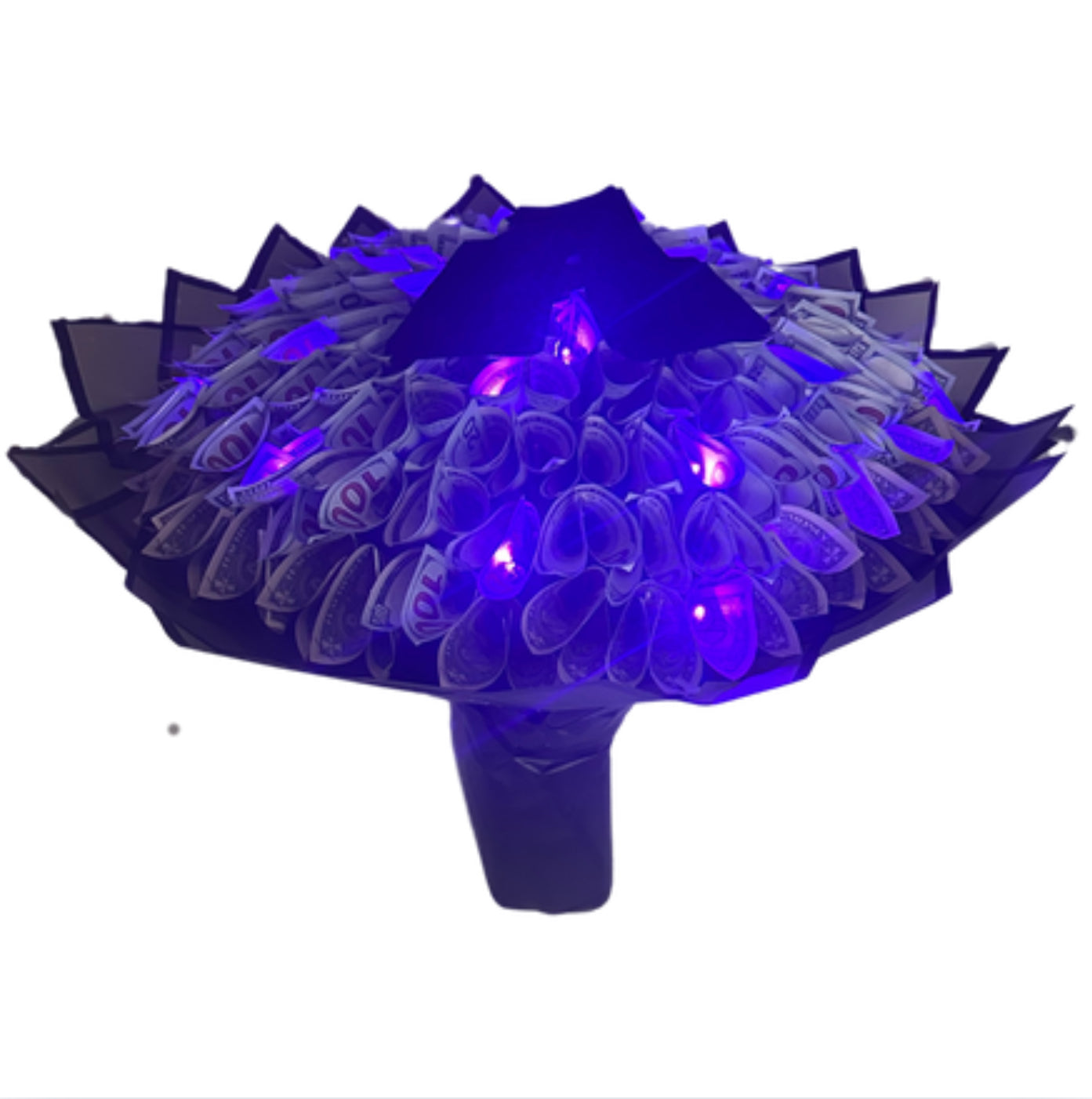 Customizable Letter LED Light Money Bouquet *CONTACT US TO GIVE LETTER*