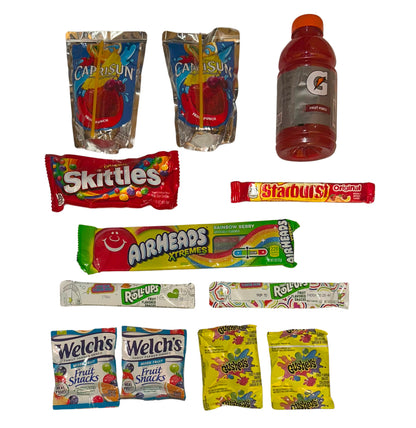 Snack Box- Chips, Drinks, And Candy
