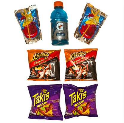 Snack Box Hot Chips and Drinks