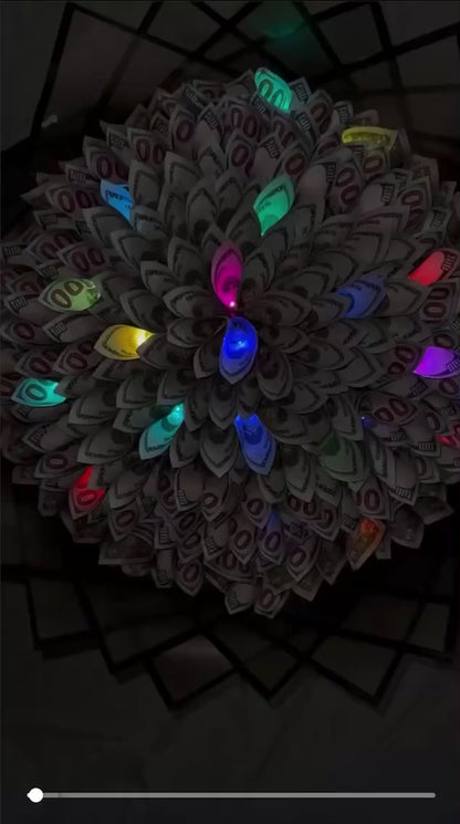 LED Light Money Bouquet