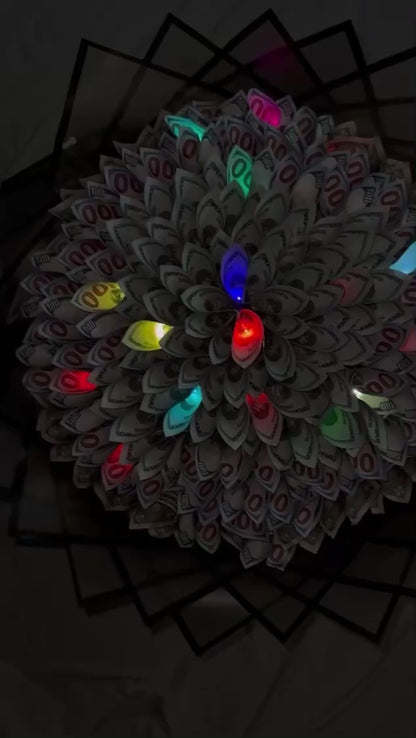 LED Light Money Bouquet